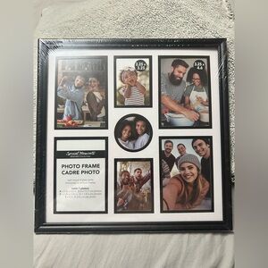 Special Moments Black Picture Frame with Modern Accents